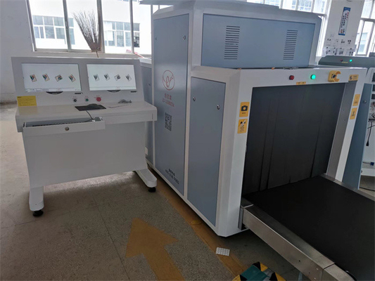 LD10080D Sprzęt do kontroli bagażu rentgenowskiego 200 kg Przenośnik z podwójnym widokiem